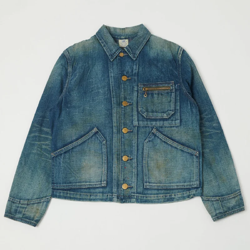 Cold Weather Jacket-Lee Archives 191J 'Loco' Denim Jacket - Heavy Wash