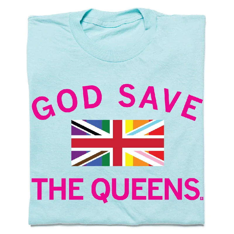 Cool Text Tee-God Save The Queens