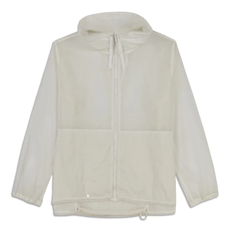 Zip-Up Hoodie Jacket-Translu Anorak Jacket - Resale