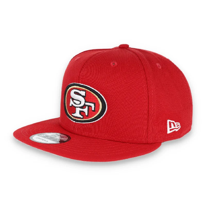 High-Quality Hat-San Francisco 49ers New Era 75th Anniversary 9FIFTY Side Patch Snapback Adjustable Hat - Scarlet