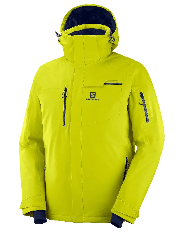 Full Zip Jacket-Mens Brilliant Ski Jacket - Citronelle