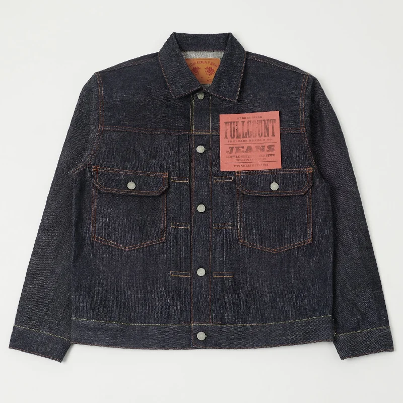 High-Tech Jacket-Full Count 2102-20 13.7oz Type II Denim Jacket - Raw