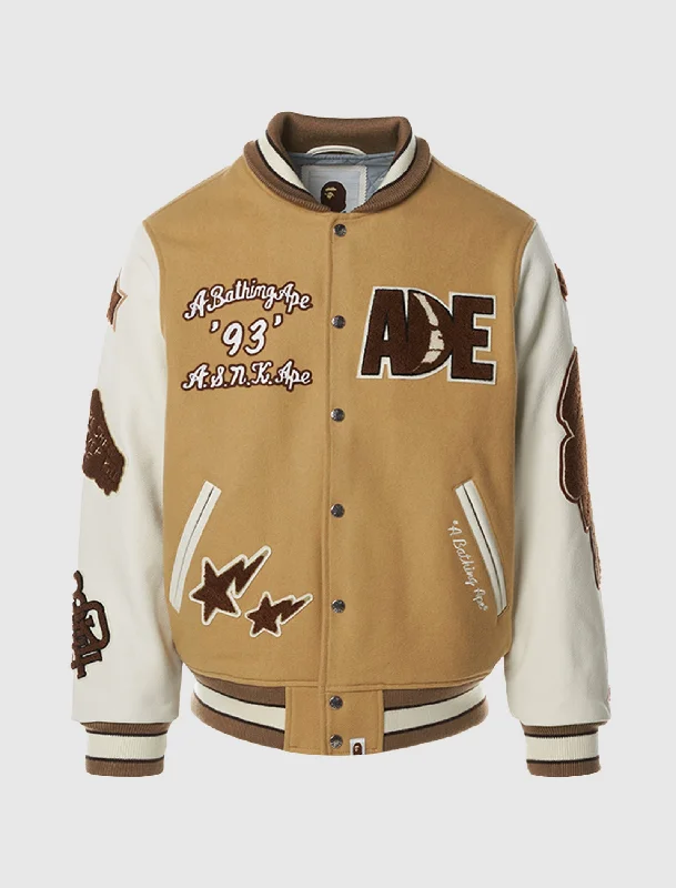 Custom Jacket-MOTIF VARSITY JACKET