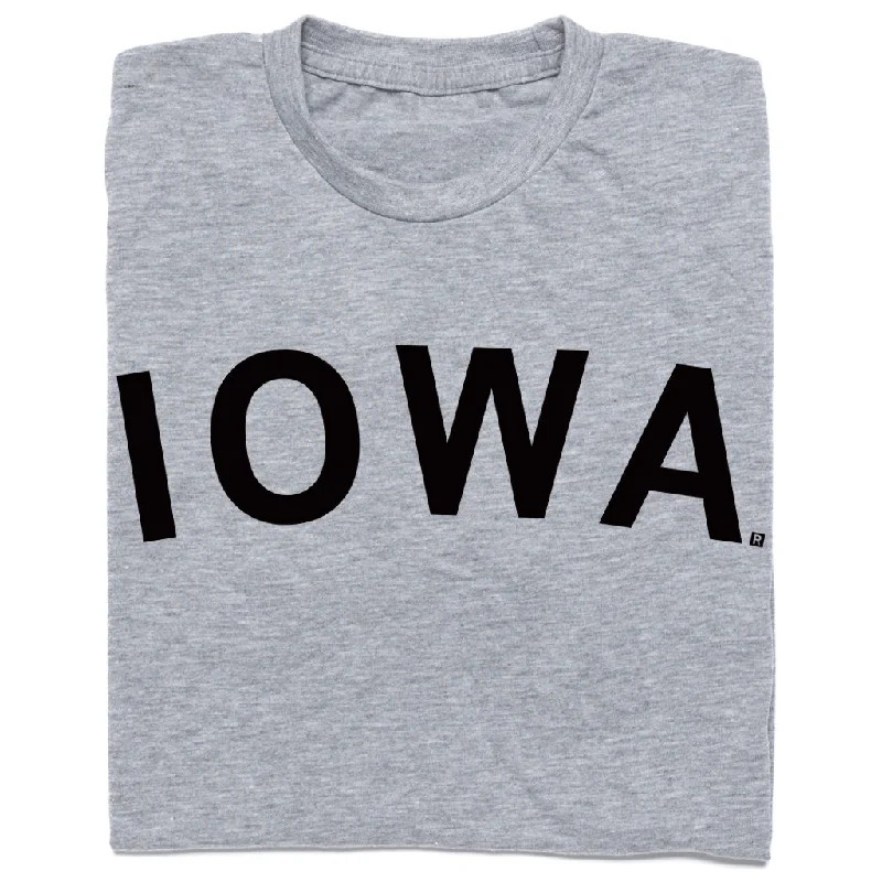 Music Band T-shirt-Iowa Curved Logo