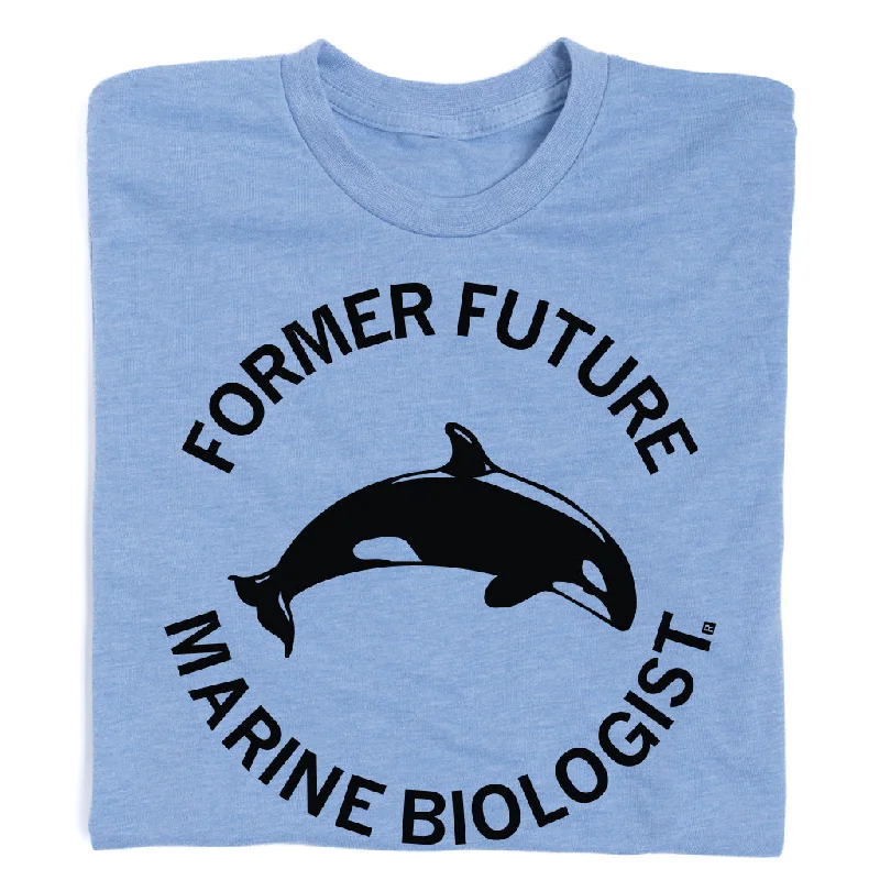 Relaxed Graphic T-shirt-Former Future Marine Biologist