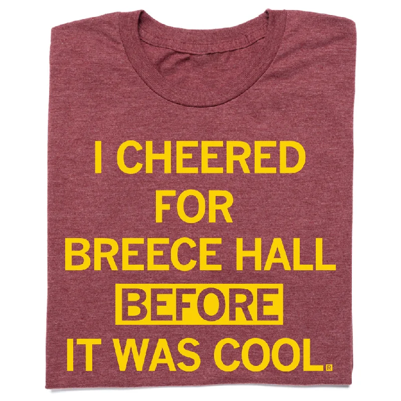 Soft Fit T-shirt-I Cheered For Breece Hall Before It Was Cool