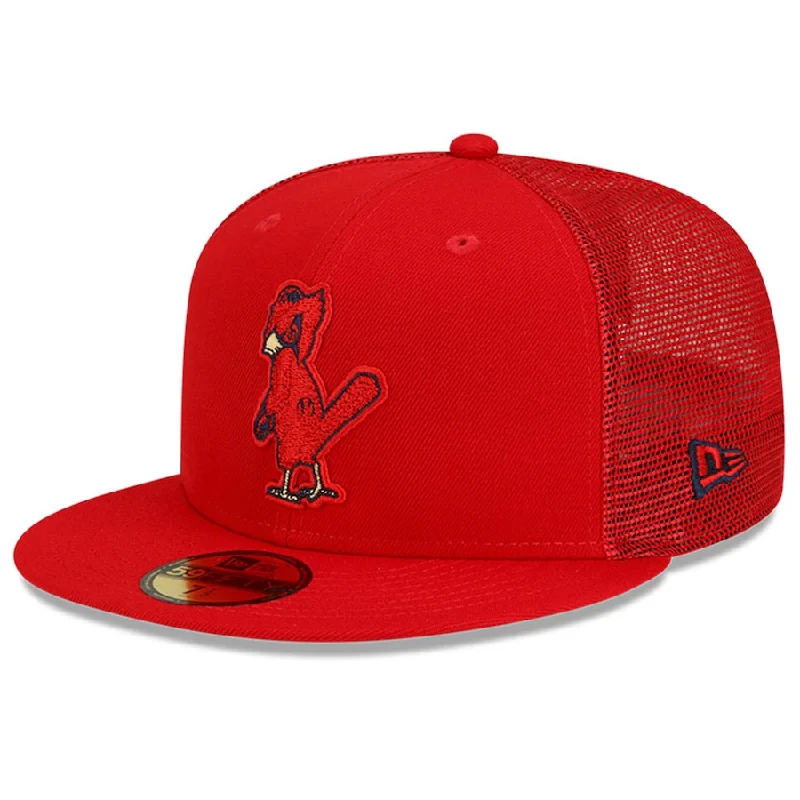 Wool Fedora Hat-St. Louis Cardinals New Era 2022 Batting Practice 59FIFTY Fitted Hat - Red