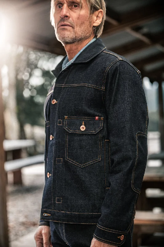 Functional Puffer Jacket-&SONS Open Range Jacket Raw Indigo