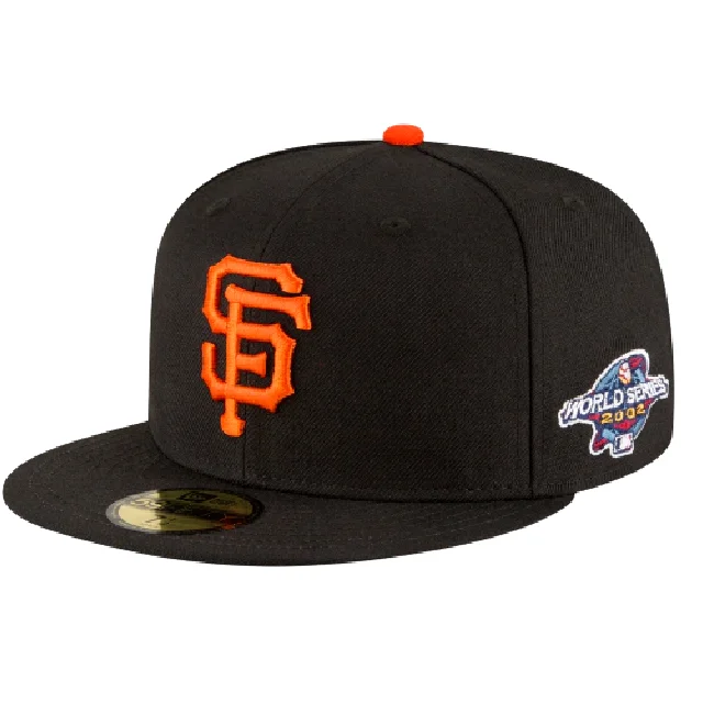 Fashion Icon Hat-SAN FRANCISCO GIANTS 2002 WORLD SERIES PARTICIPATION WOOL 59FIFTY FITTED