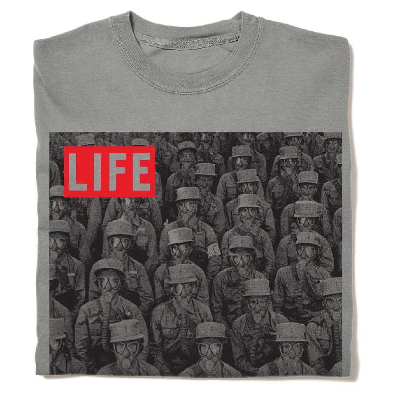 Iconic T-shirt-LIFE Magazine: Gas Mask Heavyweight