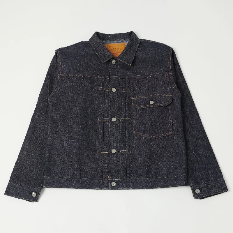 Stylish Jacket-Warehouse & Co Lot. 2001xx (2000xx) Blanket Lined 'Type-I' Denim Jacket - Raw