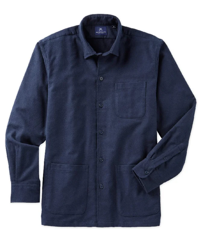 Practical Jacket-Sueded Moleskin Wye Shirt Jacket