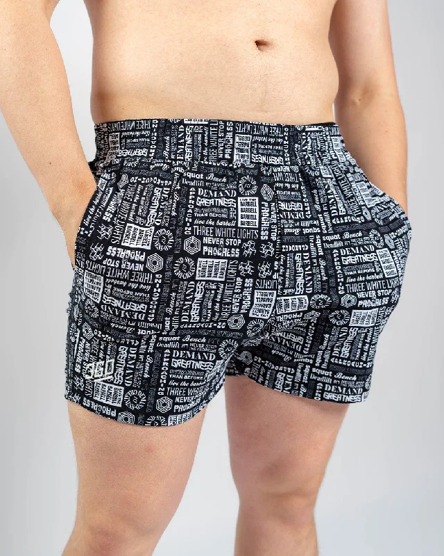 Vintage-Inspired Shorts-360Go 1Z KWD Shorts - Affirmation