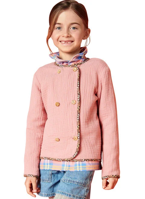 Retro Style Jacket-Burda Child Jackets 9236