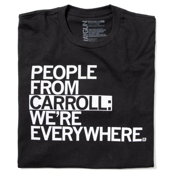 Bold Print T-shirt-People From Carroll (R)