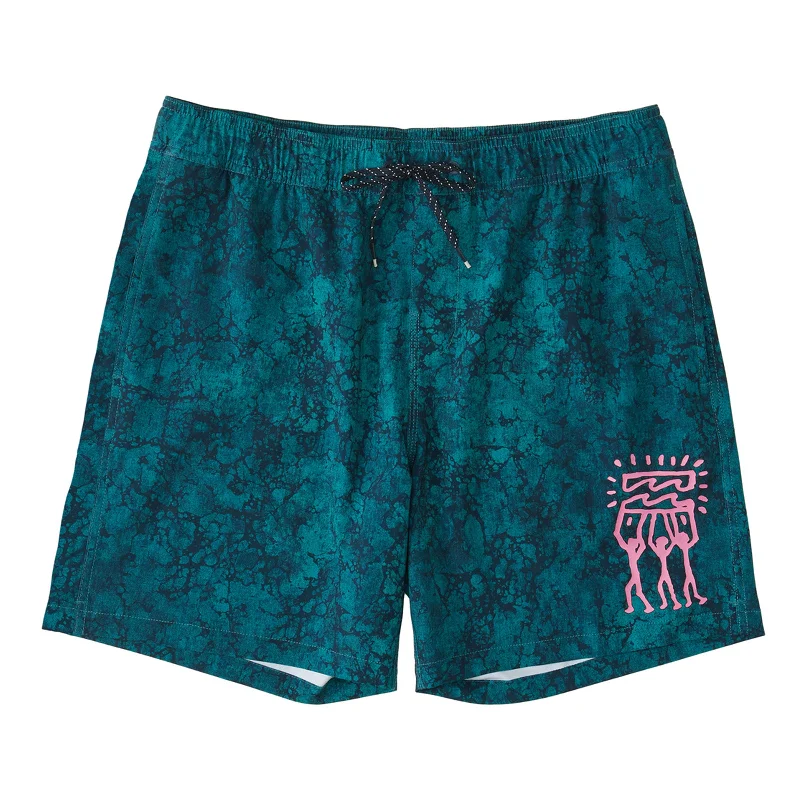 Stylish Shorts-Riot Layback 17" Boardshorts