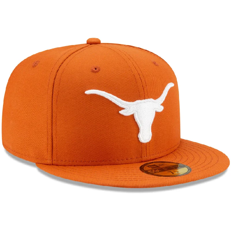 Stylish Sun Hat-NEW ERA Texas Longhorns Basic 59FIFTY Team Fitted Hat - Texas Orange