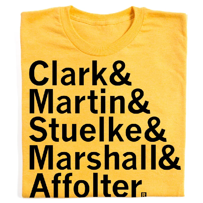 Personalized Graphic T-shirt-Iowa 2024 Player Names Gold