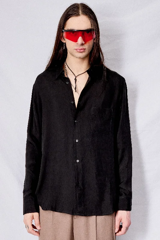 Premium T-shirt-Black Tencel Classic Shirt