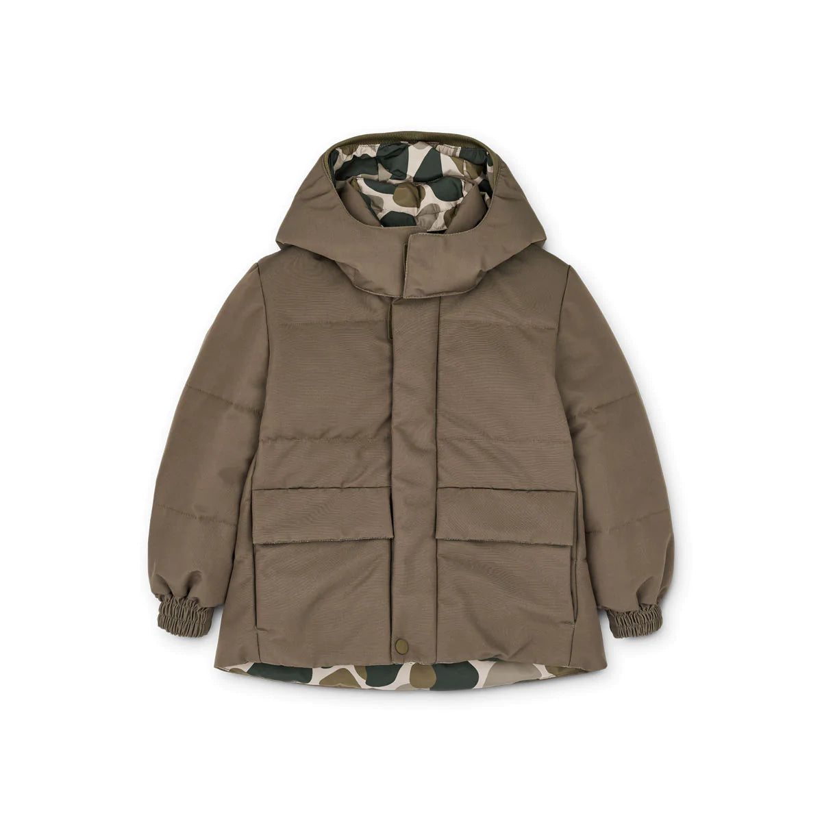 Sports Jacket-Liewood Paloma Reversible Puffer Jacket - Camouflage / Green Multi Mix