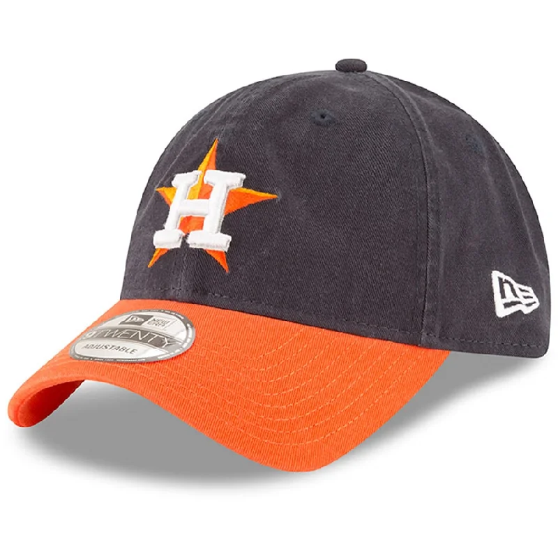 Cool Fedora-Houston Astros New Era Navy/Orange Road Replica Core Classic 9TWENTY Adjustable Hat