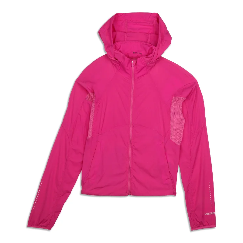 All-Weather Jacket-Classic-Fit Ventilated Running Jacket - Resale