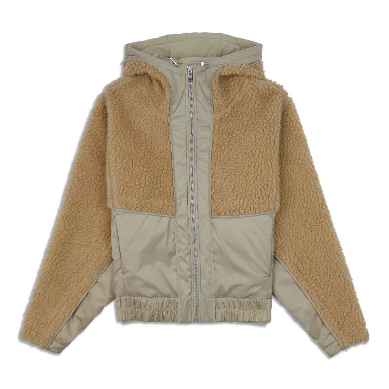 Classic Zip Jacket-Sherpa and Shine Jacket