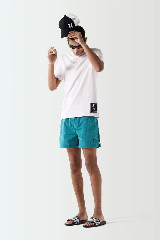 Eco-Friendly Shorts-Micro Taped Swim Shorts - Kingfisher