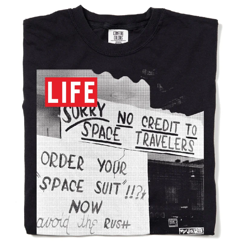 Inspirational T-shirt-LIFE Magazine: Space Suit Heavyweight