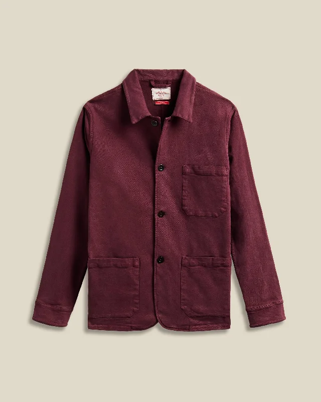 Soft Puffer Jacket-AW Labura Jacket - Bordeaux