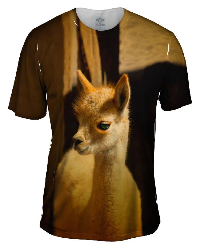 Cozy T-shirt-Cute Baby Llama