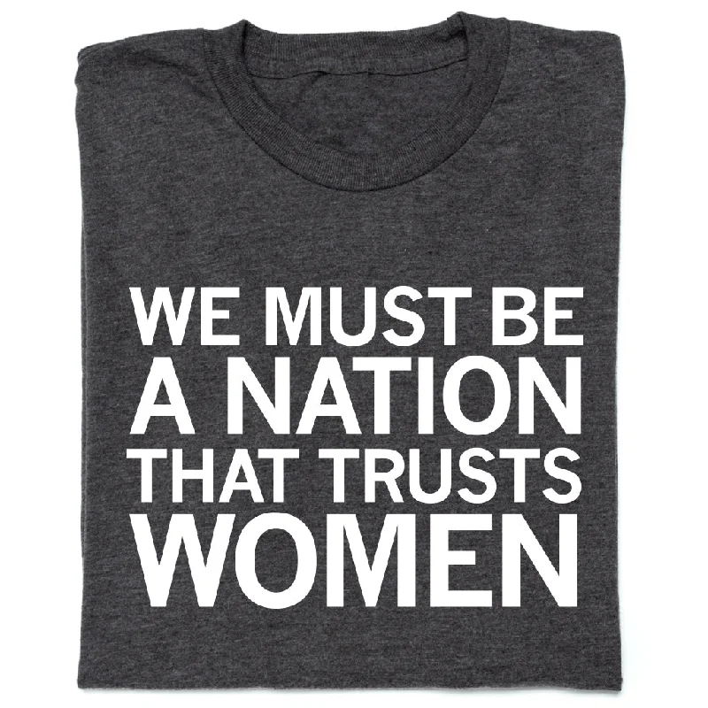 Sports Fan T-shirt-Nation That Trusts Women