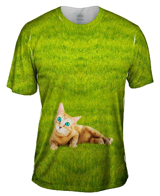 Hipster T-shirt-Cool Cat Bright Eyes