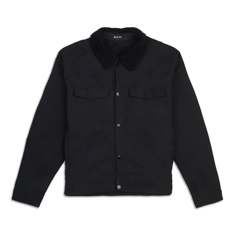 Fleece Jacket-Sueded Utility Jacket - Resale