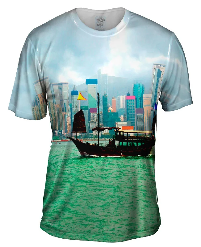 Summer Ready Tee-Chinese Junk Hong - Kong