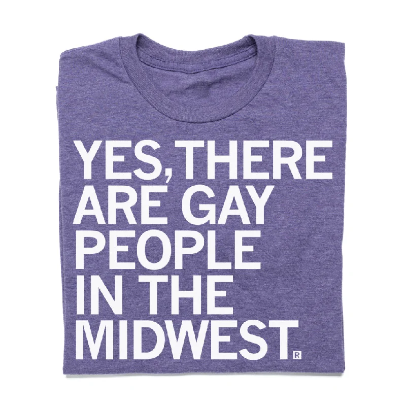 Lazy Day T-shirt-The Midwest Has Gay People (R)