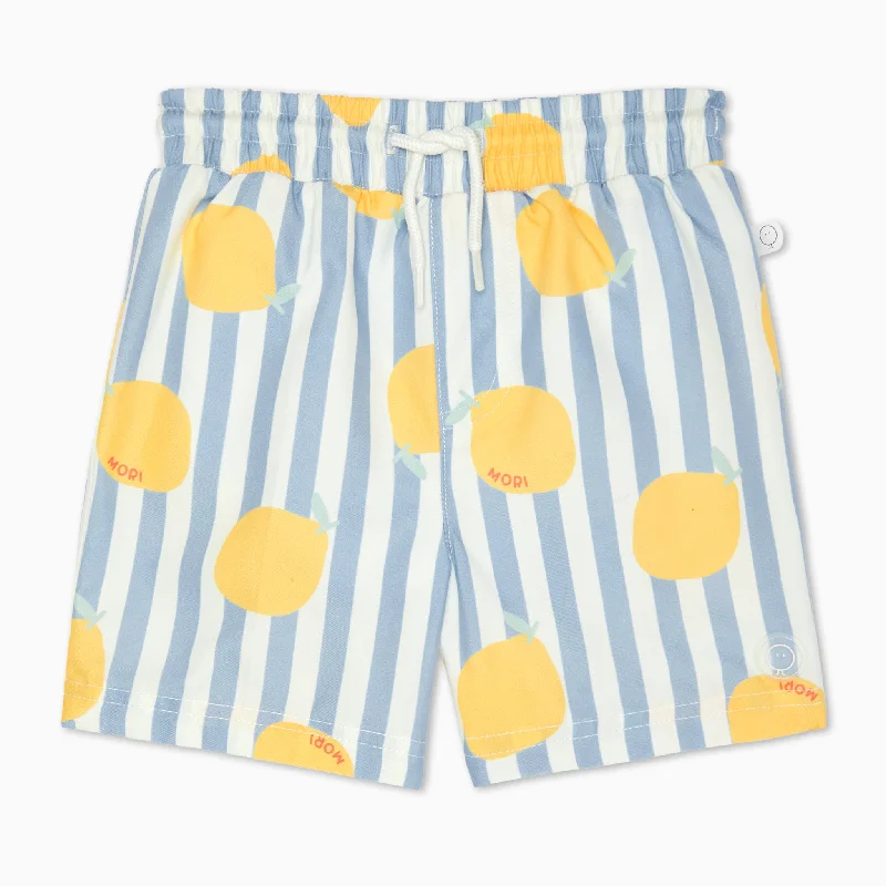 Comfortable Lounge Shorts-Lemon Board Shorts