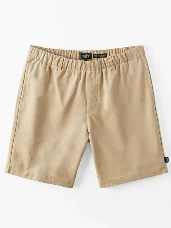 Running Style Shorts-Larry Layback Corduroy 18" Shorts