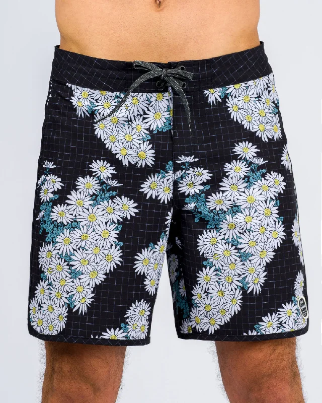 Adjustable Waist Shorts-Daisy Boardshorts