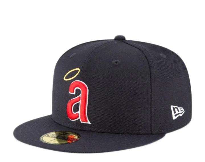 Fun Bucket Hat-New Era California Angels 1997 Cooperstown Collection Wool 59FIFTY Fitted Hat