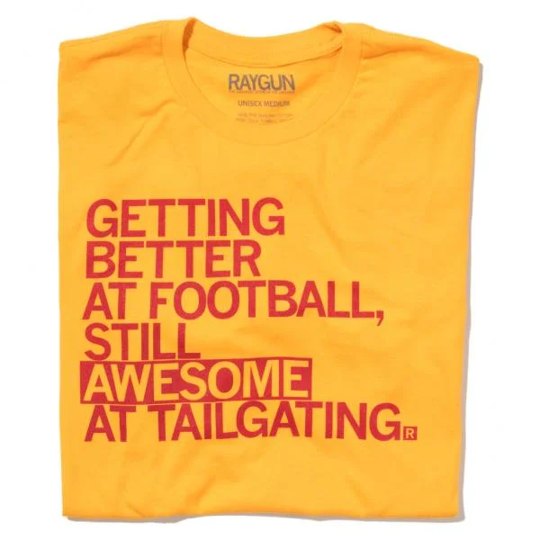 Inspirational T-shirt-Still Awesome At Tailgating (R)