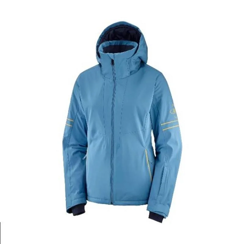 Urban Jacket-Salomon The Brilliant Snowboard Womens Jacket - Blue