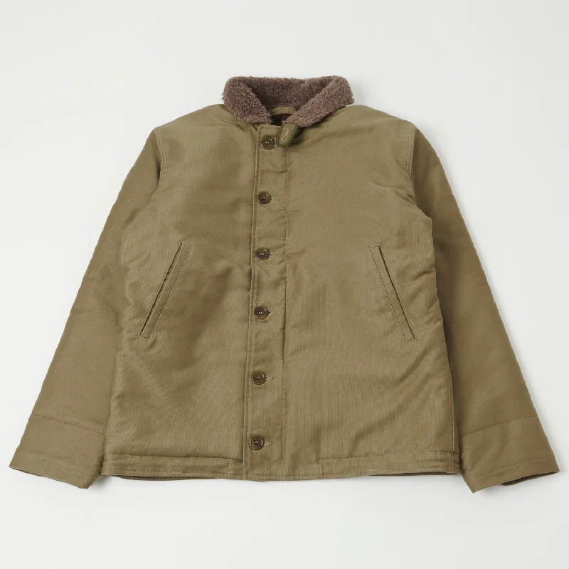 Street Style Jacket-Warehouse & Co 2181 N1 Winter Jacket - Khaki