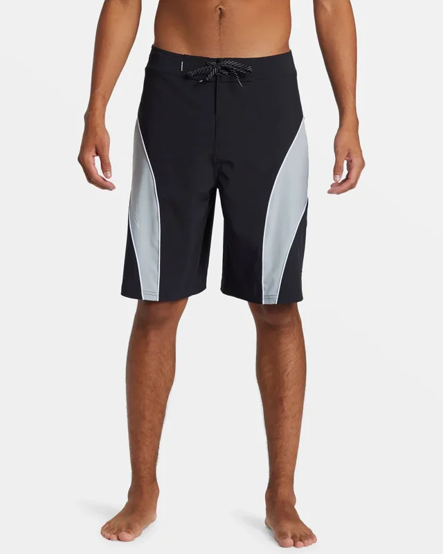 Flexible Fit Shorts-Mercury Slash Panel 20" Boardshorts