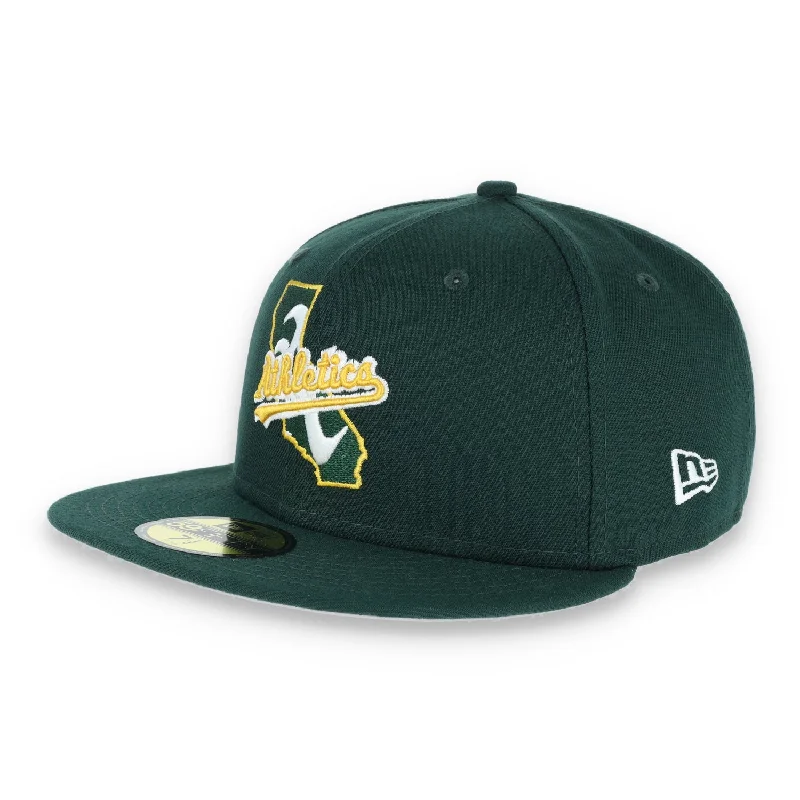 Beanie Hat-Oakland Athletics New Era Local C1 59Fifty Fitted Hat-