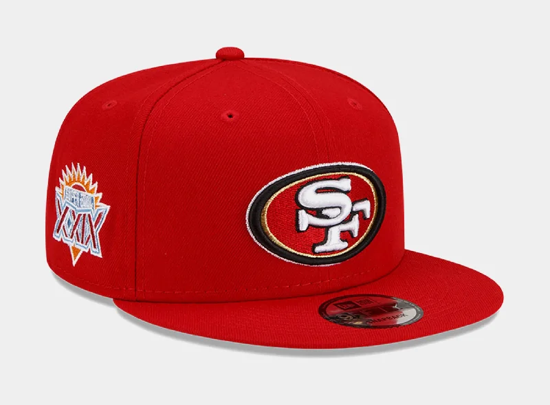 Sun Hat-NEW ERA SAN FRANCISCO 49ERS SUPERBOWL XXIX PATCH SNAPBACK 9FIFTY SNAPBACK- RED