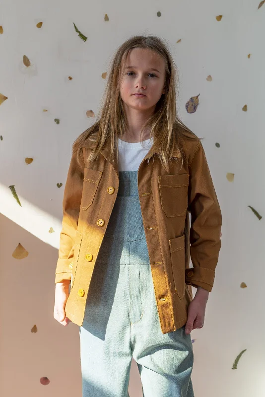 Leather Jacket-Ready to Sew Child/Teen Prosper Bleu de Travail Jacket