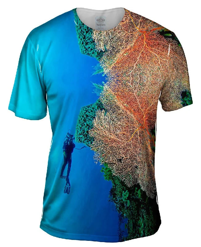 Sports Team T-shirt-Coral Wall Underwater