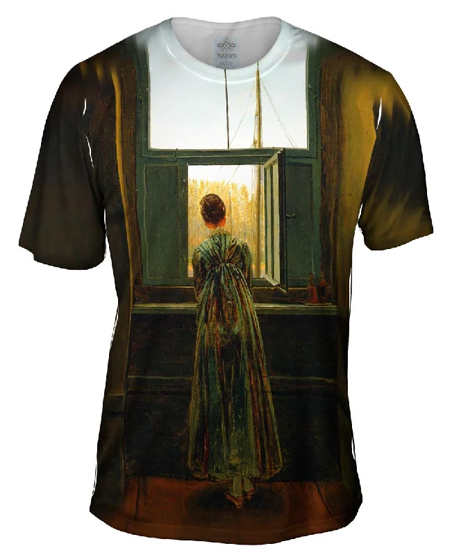 Fashion Tee-Caspar David Friedrich - "Woman at a Window" (1822)