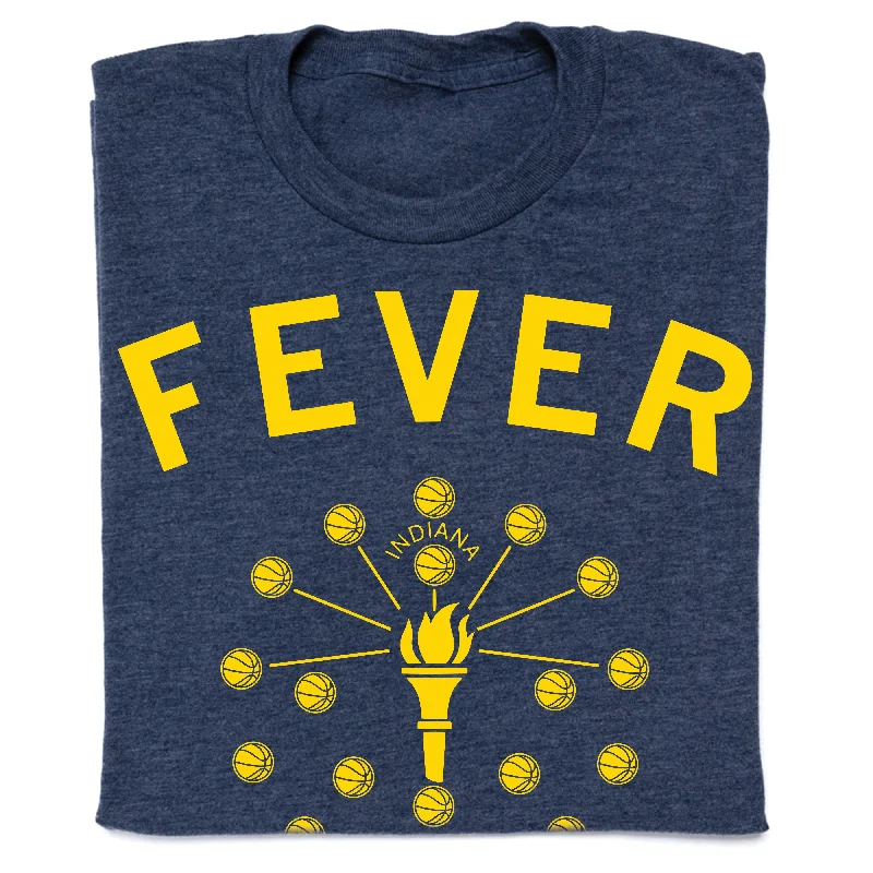 Funny T-shirt-Indiana Fever Flag Logo